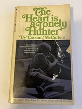 THE HEART IS A LONELY HUNTER CARSON MCCULLERS 1968 PB BANTAM MOVIE TIE-IN MUTE