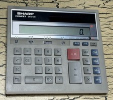 VTG Sharp Compet QS-2130 Desktop Financial Large Twin Power Calculator 12 Digit