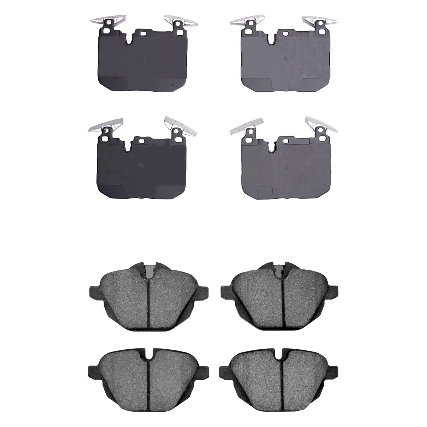 For BMW i8 14-20 Semi-Metallic Semi-Metallic Front & Rear Brake Pad Set