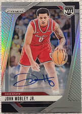 2025 panini nil john mobley jr. Ohio state buckeyes autograph prizm