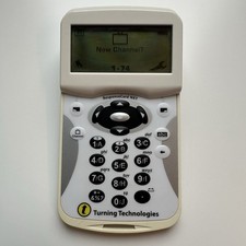 TURNING TECHNOLOGIES RESPONSE CARD NXT RCXR-02 CLICKER REMOTE - Works