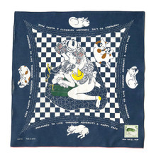 Kapital Fast Color Selvage Bandana - RAINBOWY...