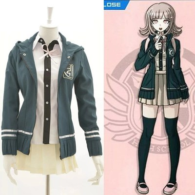 Danganronpa Trigger Happy Havoc Chiaki Nanami Anime Cosplay Costume Uniform sale