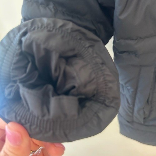 The North face Kid Roxborough Black Jacket boys size M 10 12 down filled 550 - Picture 9 of 13