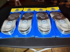 Lot of 4 Dr. Scholl  s TRI-COMFORT Insoles Comfort for Heel, Arch  Ball of Foot