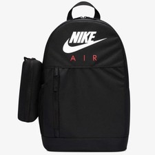 Nike Air Elemental Kids Backpack Laptop Sports Travel Training School Bag Black