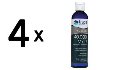 4 x Trace Minerals 40,000 Volts! Electrolyte Concentrate - 237 (116,02 EUR/L)