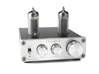 FX-AUDIO-TUBE-03J+ [Silver] Vacuum tube hybrid preamplifier with tone control