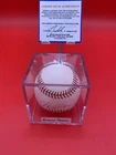 Gorman Thomas Autographed Major League Baseball w/ COA & Case