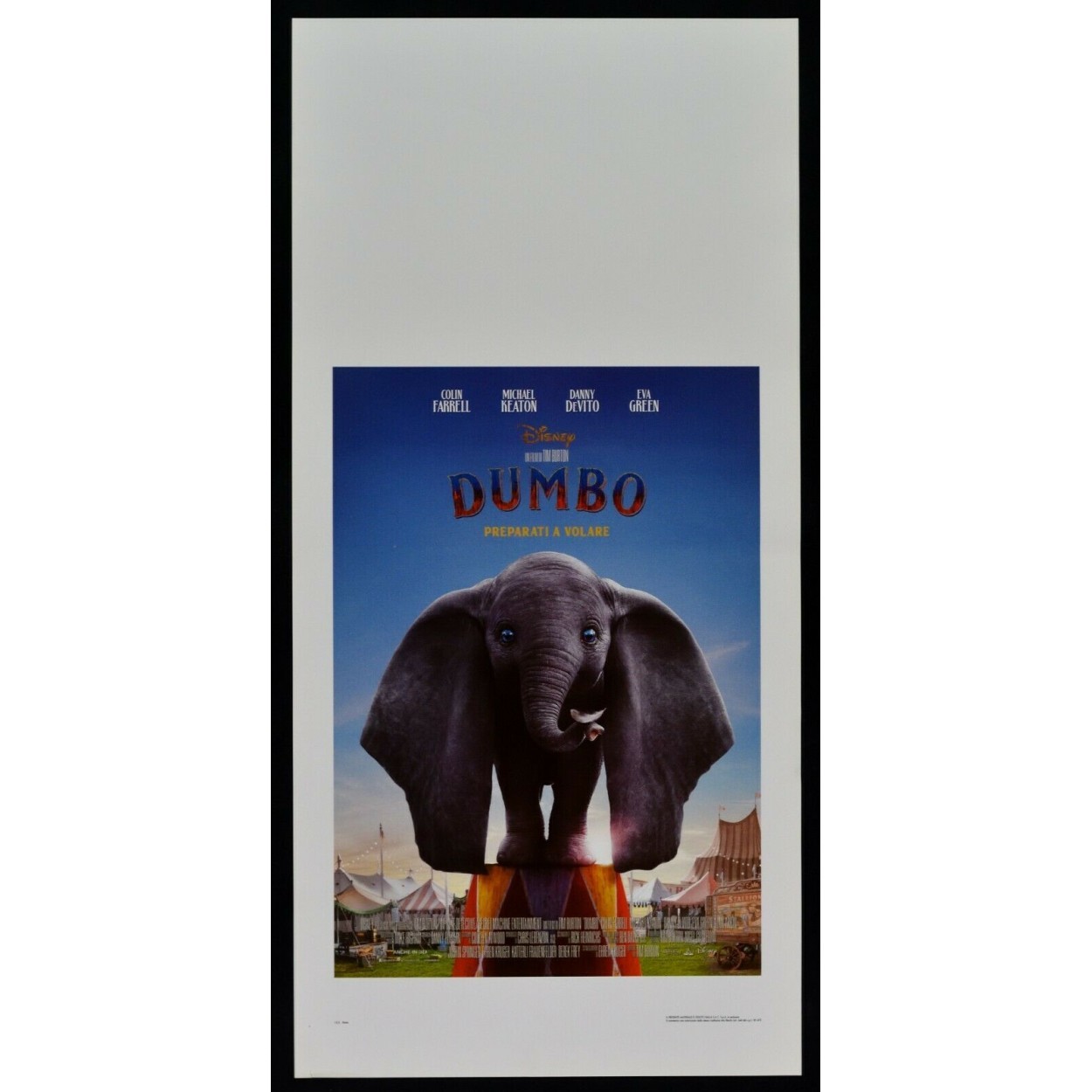 Locandina originale film Dumbo (2019) - Regia di Tim Burton