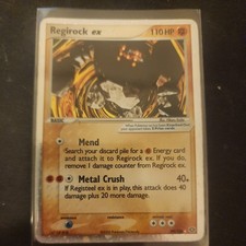 Pokémon Regirock ex 99/106 Ultra Rare Holo EX Emerald 110  on eBay