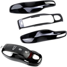 Key Fob Cover Compatible with Key Shell Key Fob Shell Replacement-Black