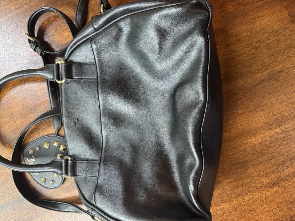 Juicy Couture Black mini duffle bowling bag purse satchel crossbody - Image 3 of 4