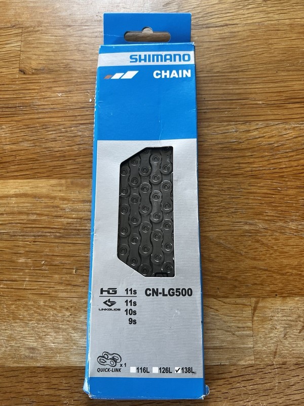 Shimano CN-LG500 Link Glide 10 / 11 Speed Chain with Quick Link 138L