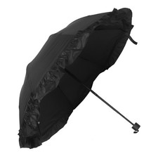 Rain and Sun Umbrella Princess Style Compact Sunshade Elegant Parasol