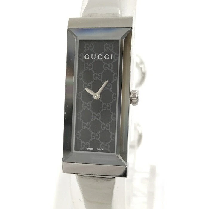 Gucci Qz Ss cadran noir 127,5 occasion