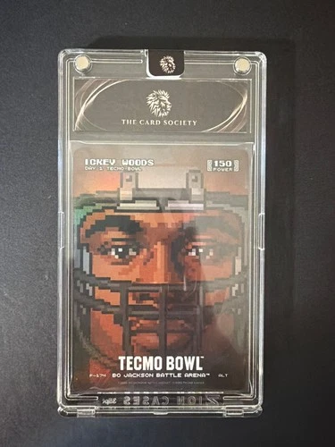 Ickey Woods Day 1 Tecmo Bowl Bo Jackson Battle Arena 150 Power Alt P-174 Foil