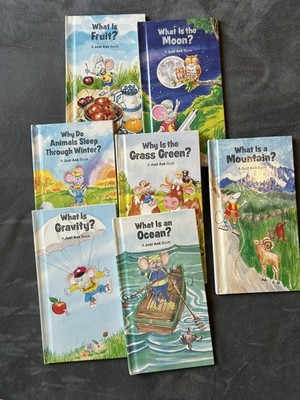 Lot of 7  A JUST ASK  Book Series By Chris Arvetis & Carole Palmer
