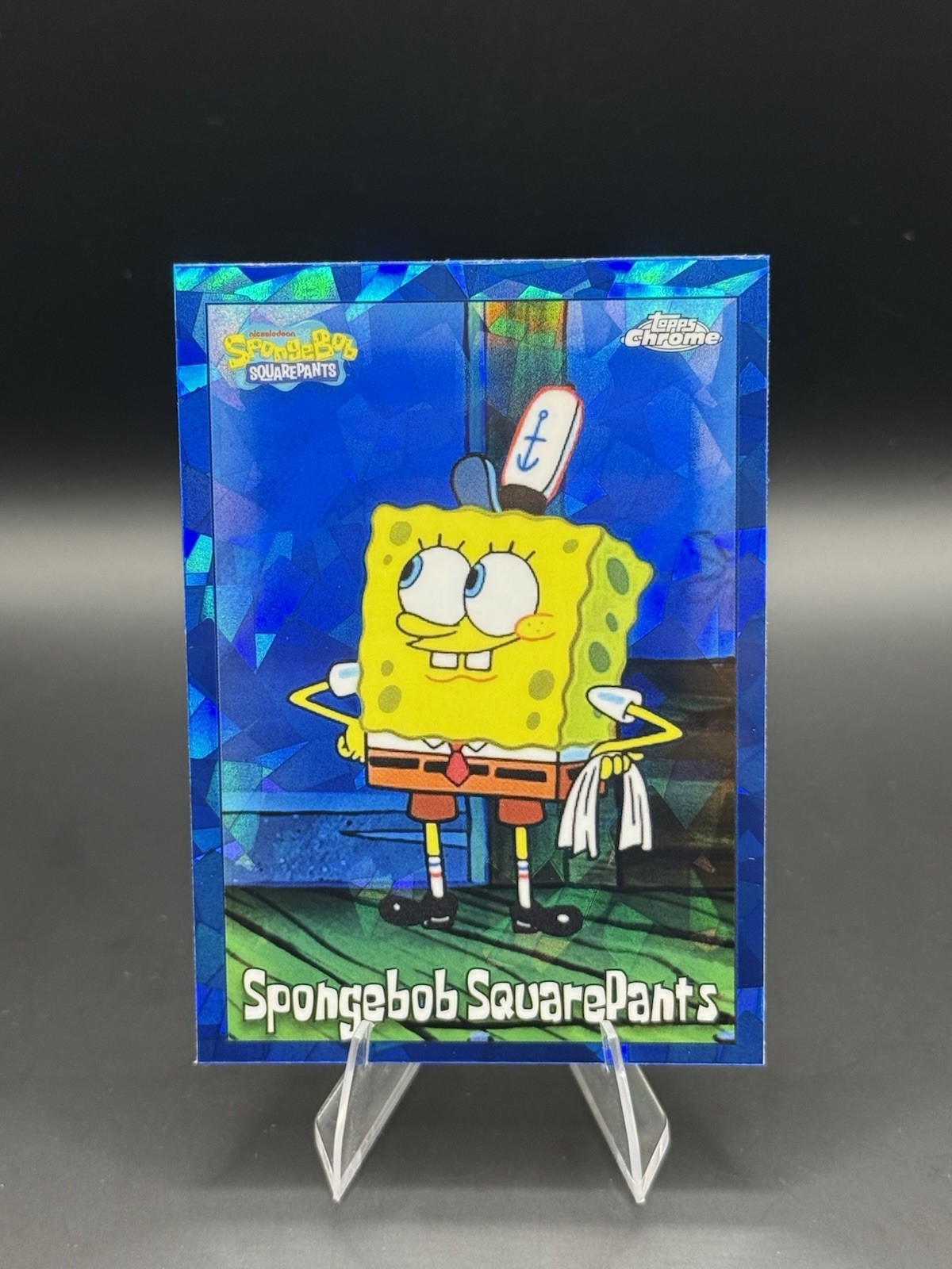 2025 Topps Chrome SpongeBob Squarepants Sapphire #25