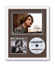 Bailey Zimmerman Autograph Signed 11x14 Custom Framed CD Photo Religiously ACOA
