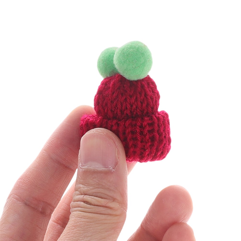 APL 50 Pezzi Mini Cappello in Maglia Decorazioni Cappello Artigianale Mini Cappelli Fai da Te