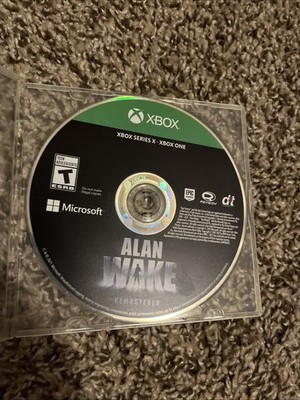 Alan Wake Remastered Xbox One or XBox Series X Disk Only Tested