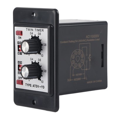 Knopfsteuerung Zeitschaltuhr Relais On Off Timer Relay Multi-Section ATDV   AK