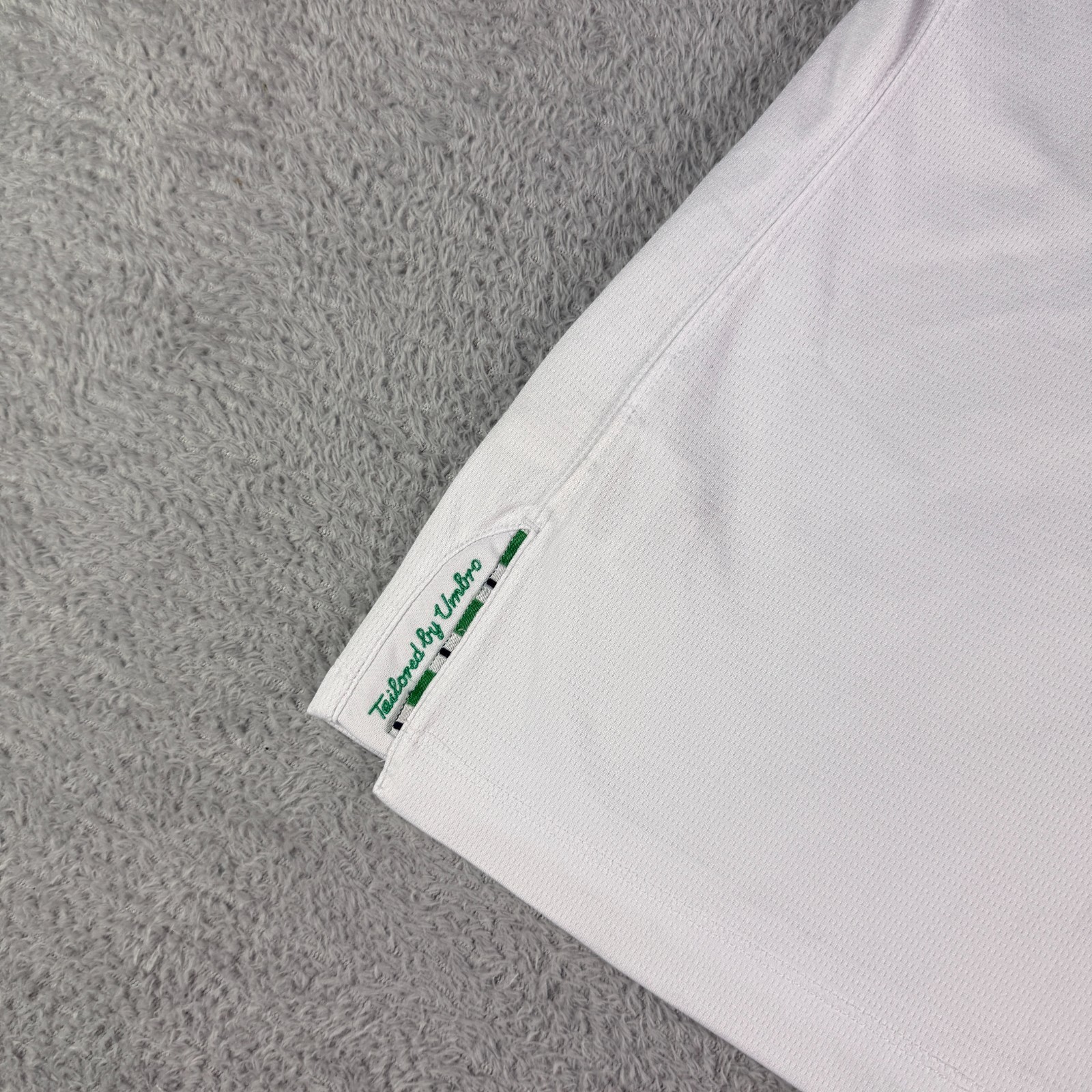 VTG Umbro Northern Ireland 2010-2012 White Green Navy Away Small Football Shirt image 4