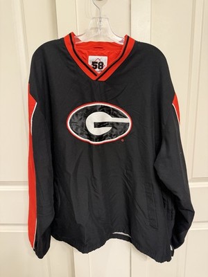 58 Sports Georgia Bulldogs NCAA University Black Red 2XL Jacket College Team