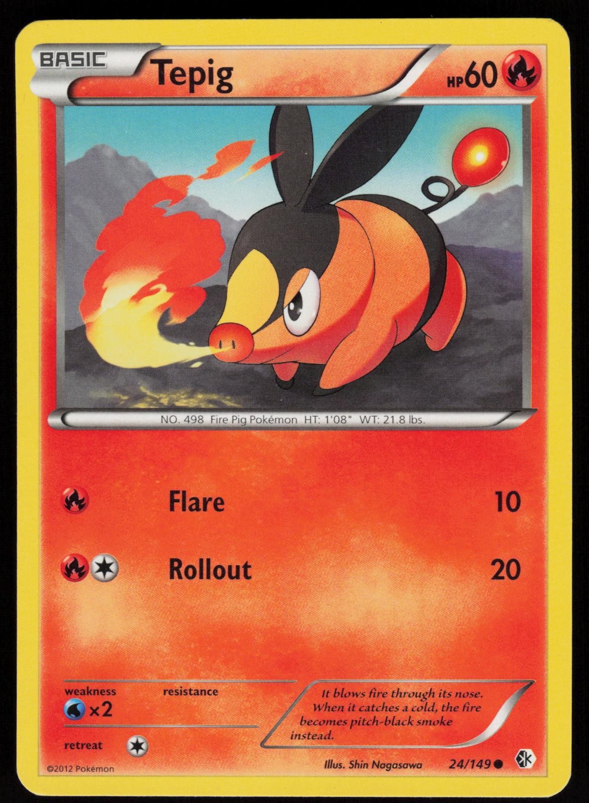 TEPIG 24/149 COMMON BOUNDARIES CROSSED POKEMON LP