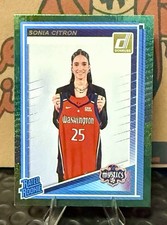 2025 Panini Donruss WNBA - Rated Rookie Sonia Citron #87 Green Shimmer (RC)