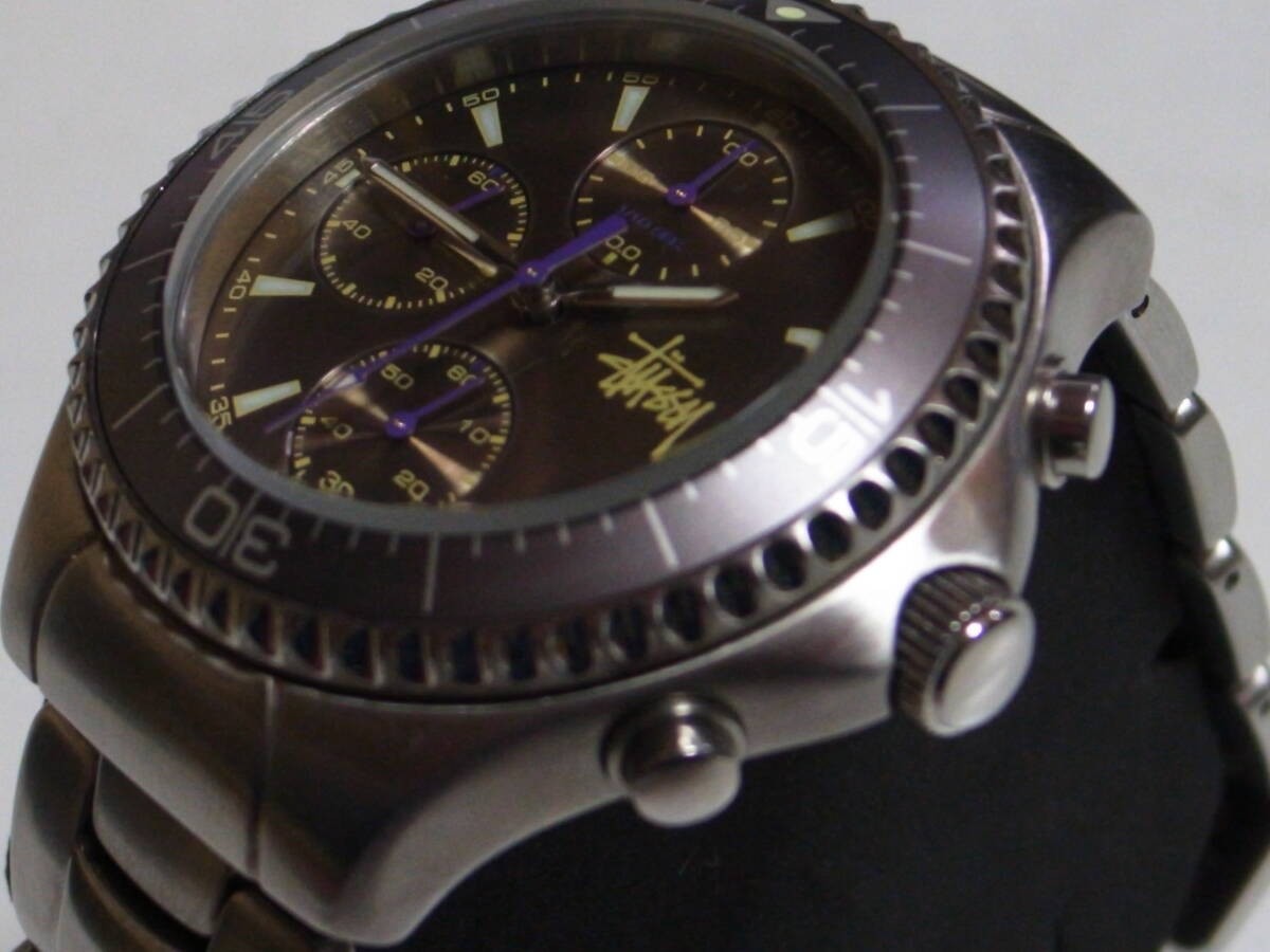 Rare Stussy Tour Master Tourmaster Watch Gold Limited Edition Made