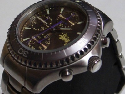 限定品 00s STUSSY TOURMASTER ツアーマスター Rare Stussy Tour Master Tourmaster Watch Gold Limited Edition Made