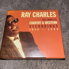 Ray Charles Complete Country Western Cd Box Set 4 Cd Book