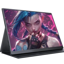 Used 120Hz 2K Portable Monitor 16" 2.5K Gaming Display with VESA & Smart Case