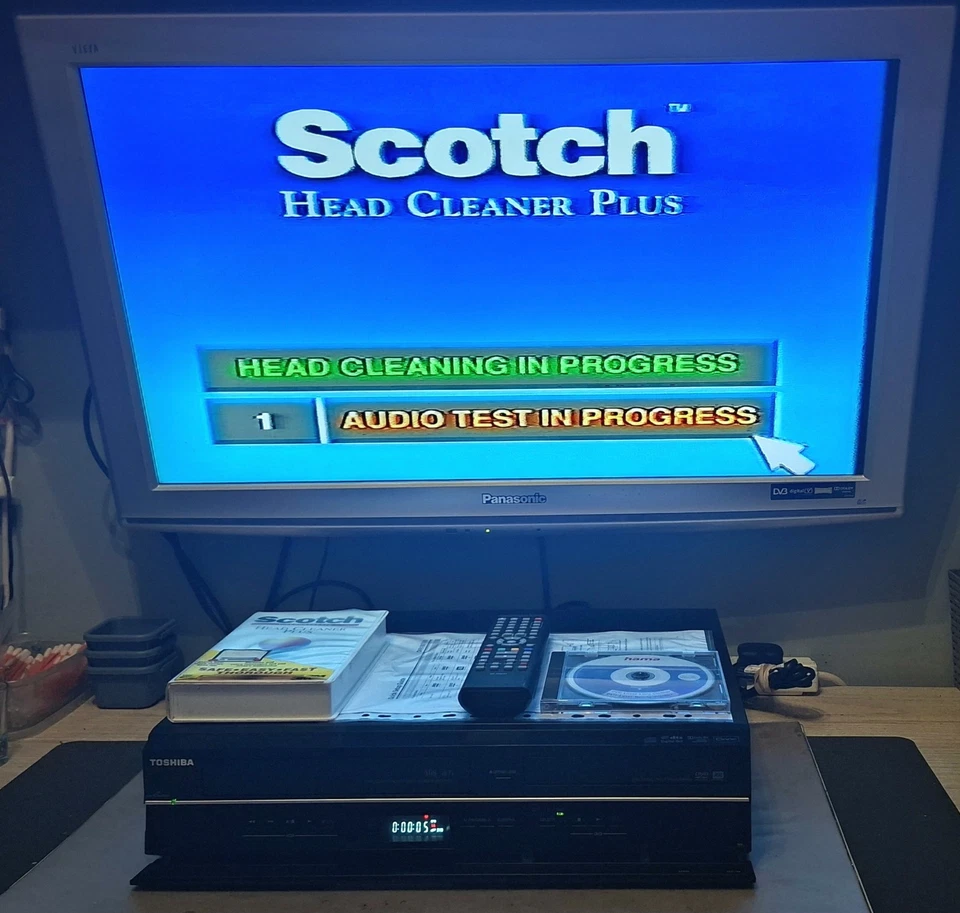 Toshiba VHS DVD Recorder With HDMI Out Copy VHS to DVD New Remote & Set Up Guide - Image 4 of 4