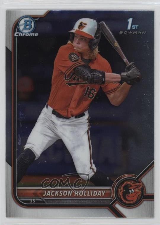 2022 Bowman Draft Chrome Jackson Holliday #BDC-168 15wb