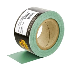 Dura-Gold 2000 Grit Green Film Longboard Sandpaper Roll 2-3/4" Wide, Hook & Loop