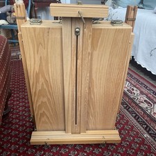 Portable French Art Easel W/ Paint And supplies adjustable