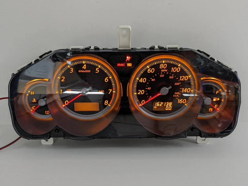 Cuadro de instrumentos velocímetro Infiniti M45 M35 2006-2007 162 k millas B21EJ20A OEM Foto 2 de 4