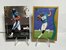 (2) 1998 Topps & Upper Deck Black Diamond Rookie Edition Fred Taylor RC Cards