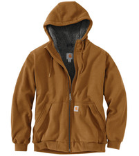 CARHARTT MEN'S SHERPA LINED FULL ZIP JKT-FREE SHIPPING  