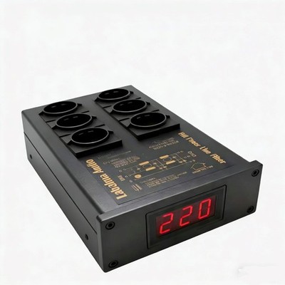 Power Filter Strip Power Conditioner for HiFi Audio Noise Elimination, EU Plug