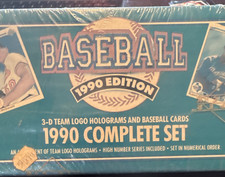 Upper Deck 1990 Baseball 700-Card Complete Set w/ Hologram (MLB)