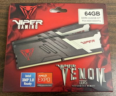 Patriot Viper Venom 64GB (2 x 32GB) Model PVV564G600C36K