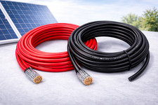 Solarkabel Solarleitung Meterware 4mm² Rot Schwarz – PV Photovoltaik  Kabel