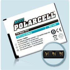 PolarCell Akku für BL-4S - Nokia 3710 Fold 7020 950 mAh Batterie Handy Accu