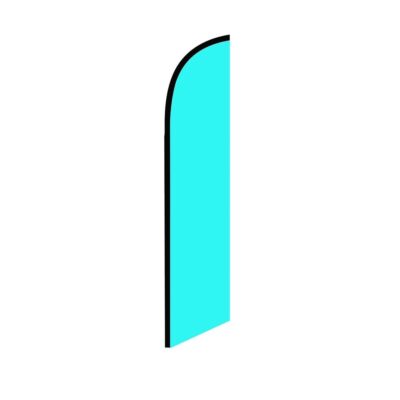 Solid Light Blue Swooper Flutter Feather Flag | 3ft W x 11.5ft Tall | eBay