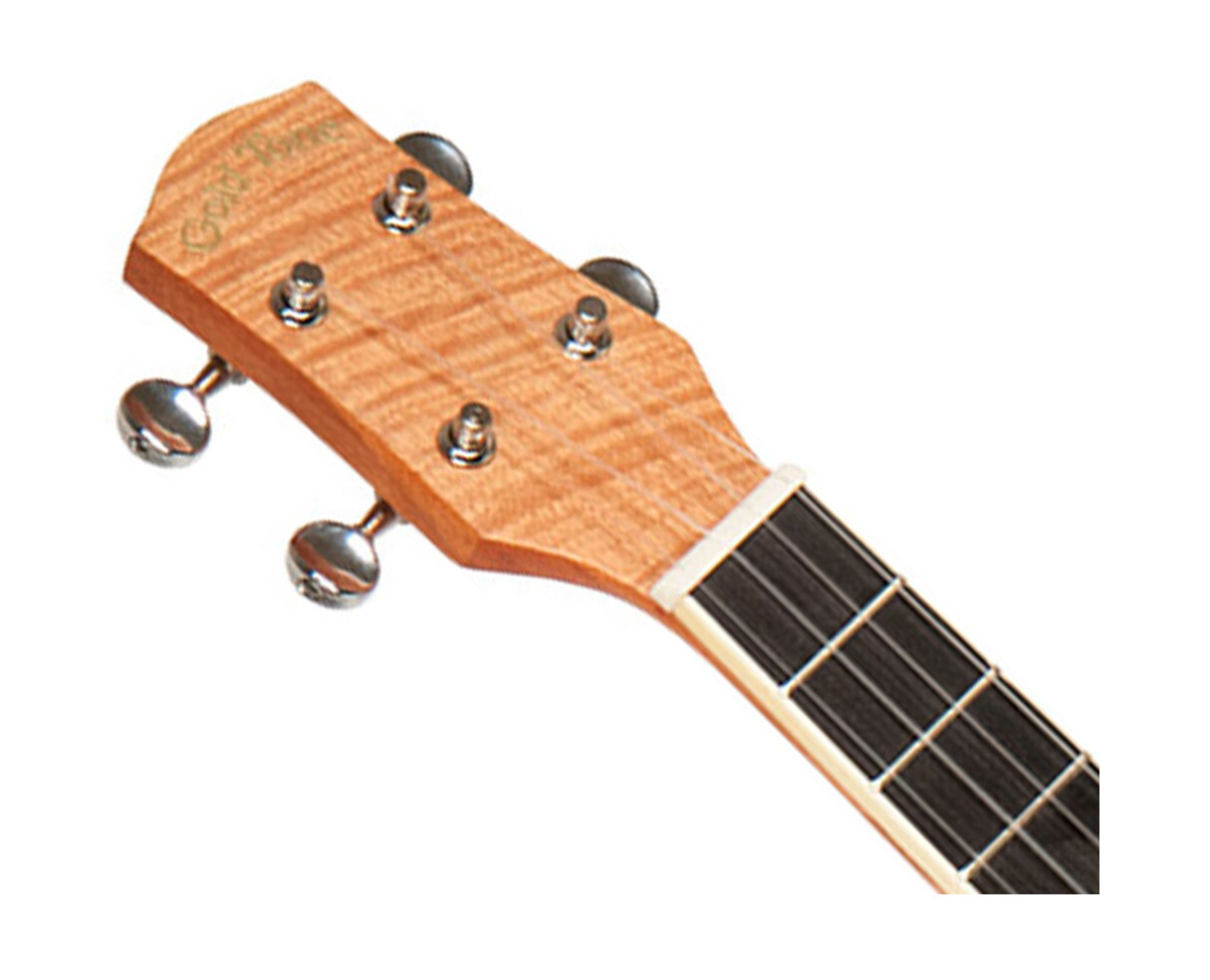 Gold Tone Curly Maple Resonator Concert-Scale Ukulele - Open Box