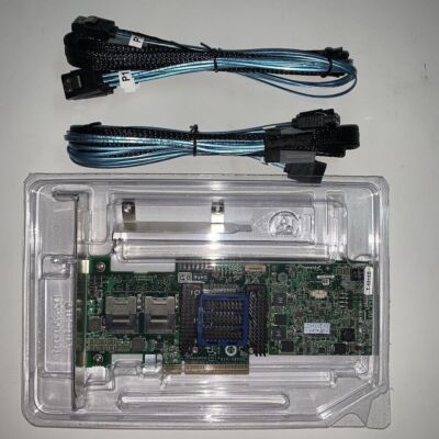 Adaptec Raid Controller ASR-6805T 8 Ports PCIE2 x8 512MB+2*8087 to 4 SATA